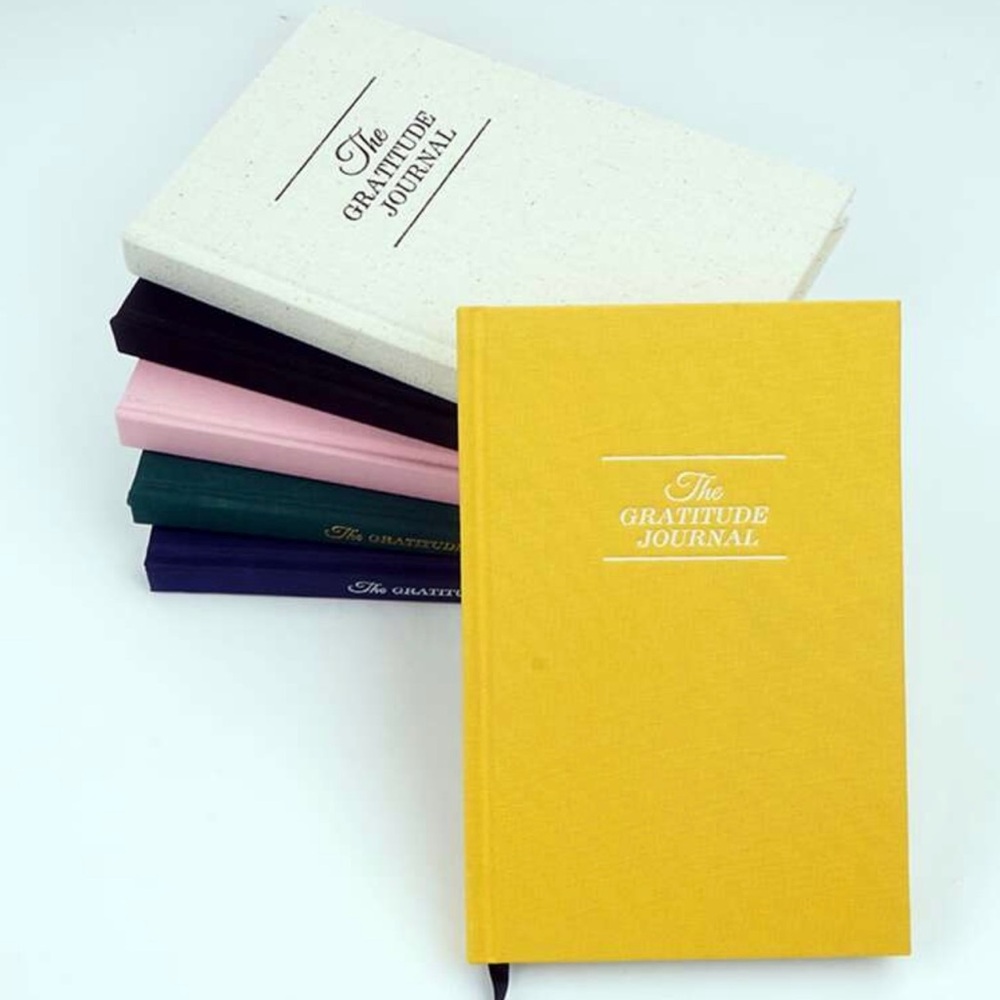 Black, White, and Pink Gratitude Journals